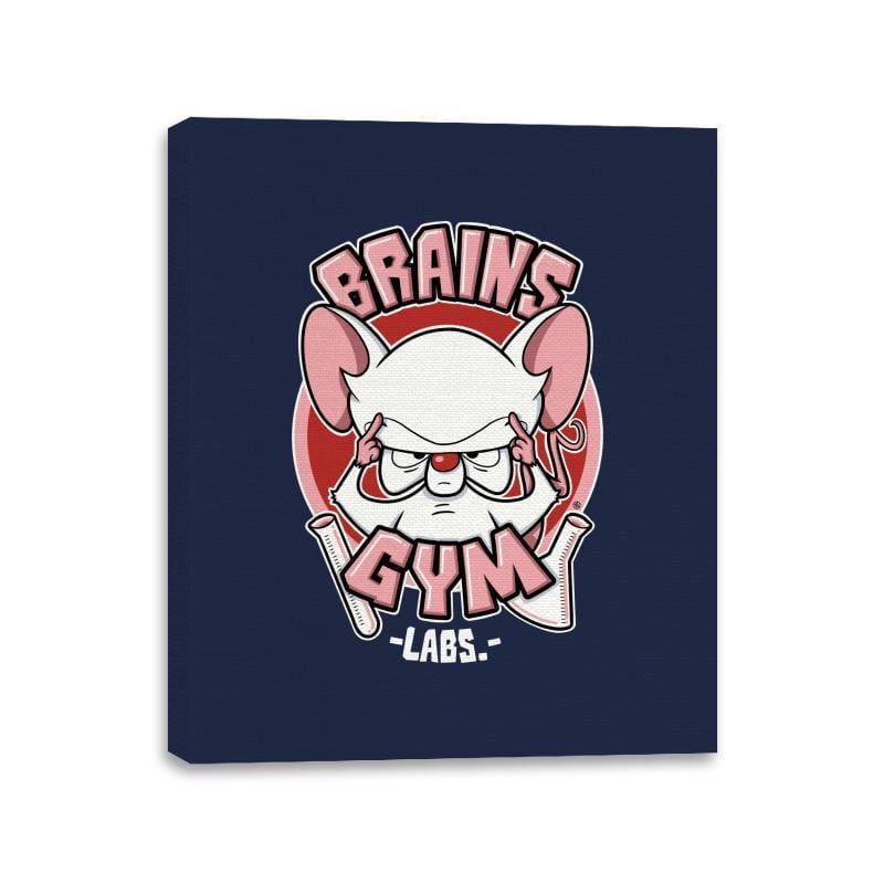 Brain's Gym - Canvas Wraps Canvas Wraps RIPT Apparel 11x14 / Navy