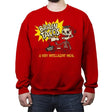 Brain Tacos - Crew Neck Sweatshirt Crew Neck Sweatshirt RIPT Apparel Small / Red