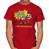 Brain Tacos - Mens T-Shirts RIPT Apparel Small / Red