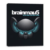 Brainmau5: Try To Take Over The World - Canvas Wraps Canvas Wraps RIPT Apparel 16x20 / Black