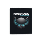 Brainmau5: Try To Take Over The World - Canvas Wraps Canvas Wraps RIPT Apparel 8x10 / Black