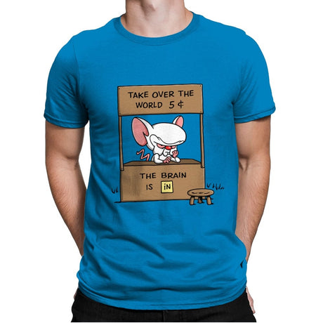Brainuts - Mens Premium T-Shirts RIPT Apparel Small / Turqouise