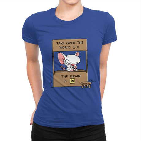 Brainuts - Womens Premium T-Shirts RIPT Apparel Small / Royal