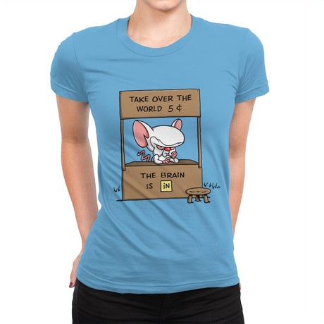 Brainuts - Womens Premium T-Shirts RIPT Apparel Small / Turquoise