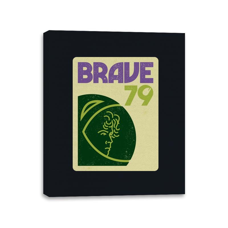 Brave 79  - Canvas Wraps Canvas Wraps RIPT Apparel 11x14 / Black