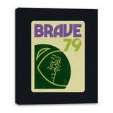 Brave 79  - Canvas Wraps Canvas Wraps RIPT Apparel 16x20 / Black