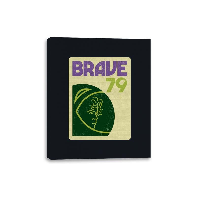 Brave 79  - Canvas Wraps Canvas Wraps RIPT Apparel 8x10 / Black