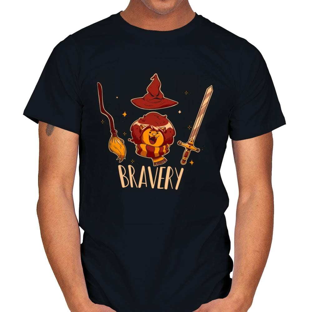 Bravery - Mens T-Shirts RIPT Apparel Small / Black