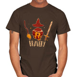 Bravery - Mens T-Shirts RIPT Apparel Small / Dark Chocolate