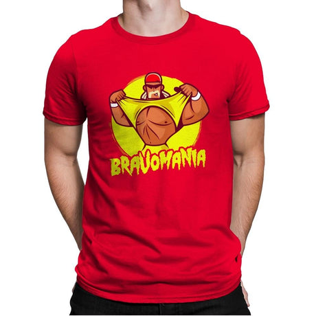 Bravomania - Mens Premium T-Shirts RIPT Apparel Small / Red