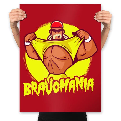 Bravomania - Prints Posters RIPT Apparel 18x24 / Red