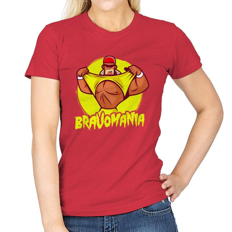 Bravomania - Womens T-Shirts RIPT Apparel Small / Red