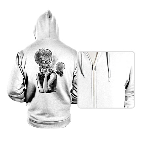 Breakfast on Mars - Hoodies Hoodies RIPT Apparel Small / White