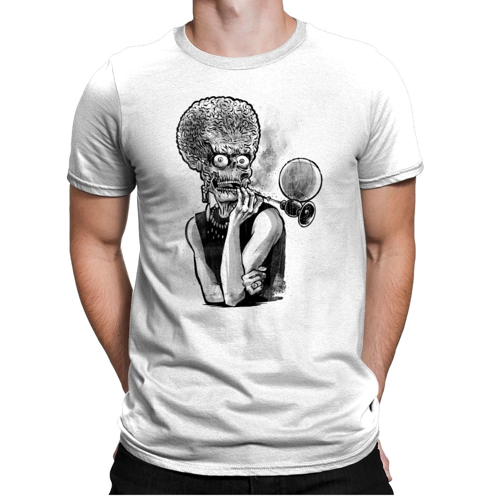 Breakfast on Mars - Mens Premium T-Shirts RIPT Apparel Small / White