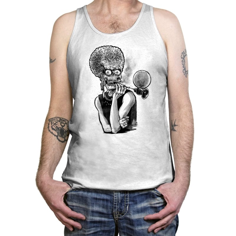 Breakfast on Mars - Tanktop Tanktop RIPT Apparel X-Small / White