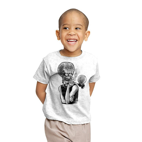 Breakfast on Mars - Youth T-Shirts RIPT Apparel X-small / White