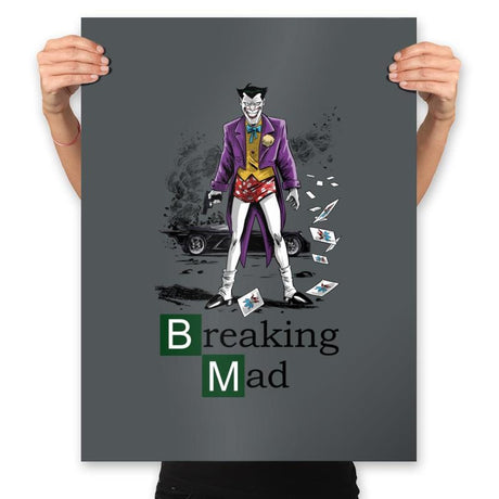 Breaking Mad - Prints Posters RIPT Apparel 18x24 / Charcoal