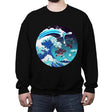 Breath of the Great Wave - Crew Neck Sweatshirt Crew Neck Sweatshirt RIPT Apparel Small / Black