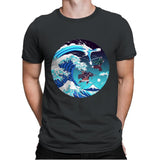 Breath of the Great Wave - Mens Premium T-Shirts RIPT Apparel Small / Heavy Metal