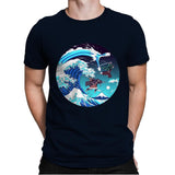Breath of the Great Wave - Mens Premium T-Shirts RIPT Apparel Small / Midnight Navy