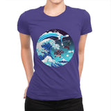 Breath of the Great Wave - Womens Premium T-Shirts RIPT Apparel Small / Purple Rush