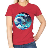 Breath of the Great Wave - Womens T-Shirts RIPT Apparel Small / Red