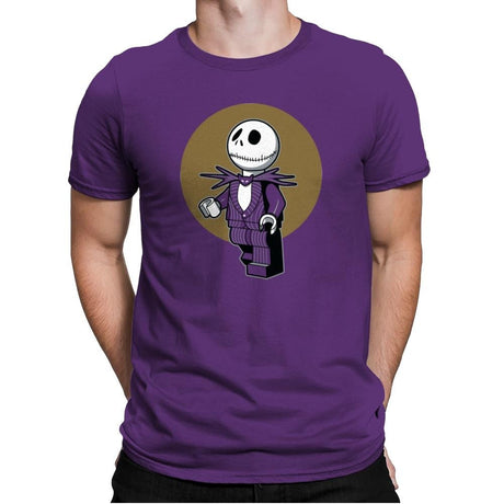 Brick Skellington Exclusive - Brick Tees - Mens Premium T-Shirts RIPT Apparel Small / Purple Rush