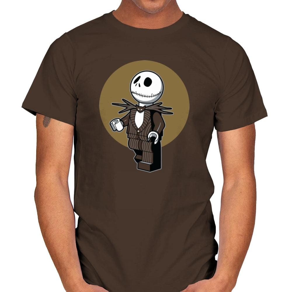 Brick Skellington Exclusive - Brick Tees - Mens T-Shirts RIPT Apparel Small / Dark Chocolate
