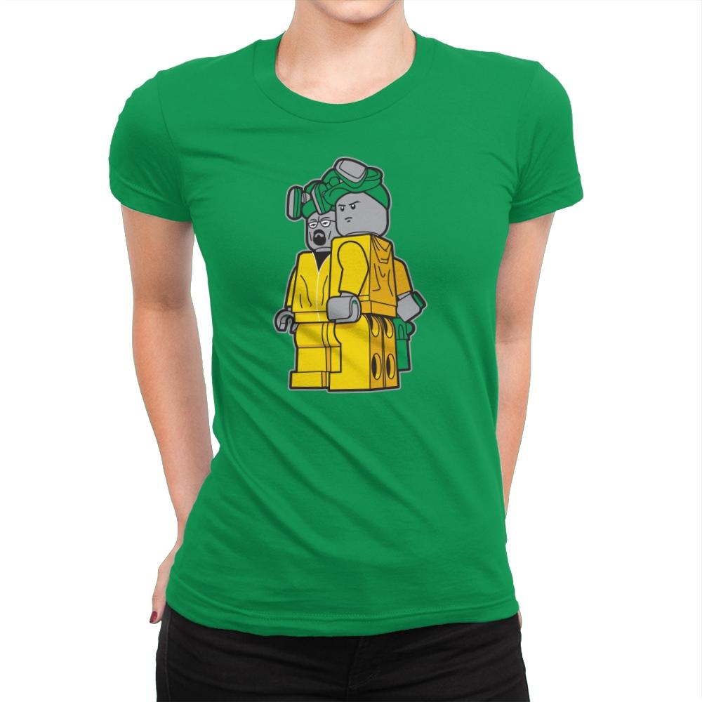 Bricking Bad Exclusive - Brick Tees - Womens Premium T-Shirts RIPT Apparel Small / Kelly Green
