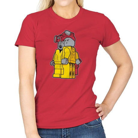 Bricking Bad Exclusive - Brick Tees - Womens T-Shirts RIPT Apparel Small / Red