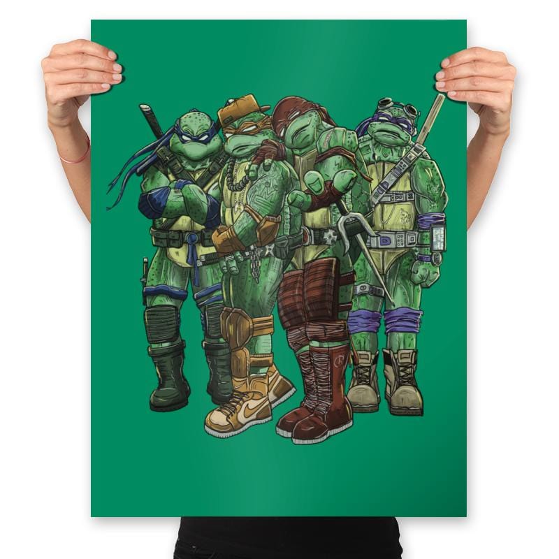 Bring it Shredder! - Prints Posters RIPT Apparel 18x24 / Kelly