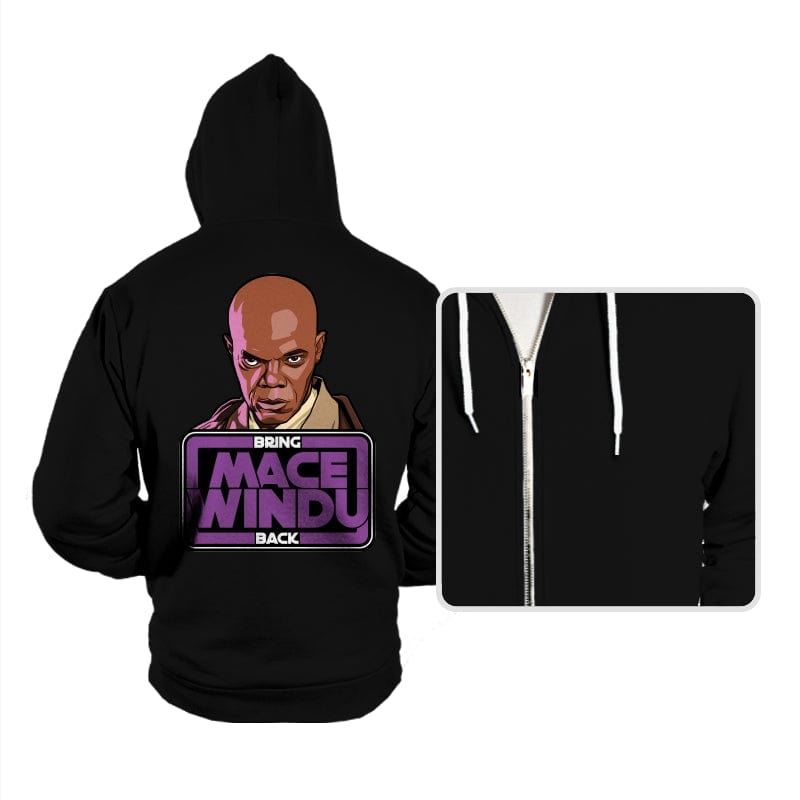 Bring Mace Windu Back - Hoodies Hoodies RIPT Apparel Small / Black