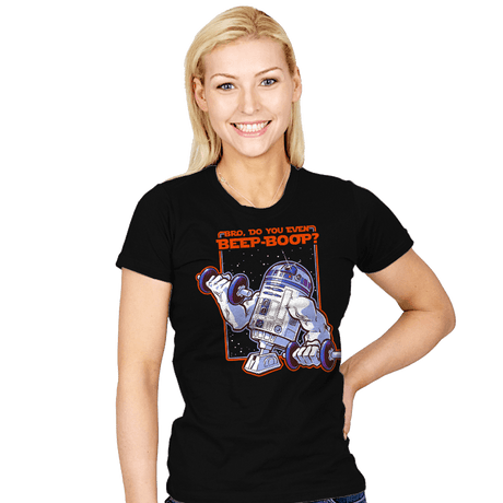 Bro, Do You Even Beep-Boop? - Womens T-Shirts RIPT Apparel