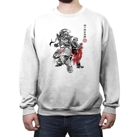 Brotherhood Sumi-e - Crew Neck Sweatshirt Crew Neck Sweatshirt RIPT Apparel