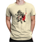 Brotherhood Sumi-E - Sumi Ink Wars - Mens Premium T-Shirts RIPT Apparel Small / Natural