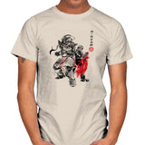 Brotherhood Sumi-E - Sumi Ink Wars - Mens T-Shirts RIPT Apparel Small / Natural