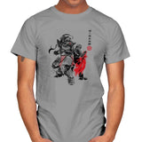 Brotherhood Sumi-E - Sumi Ink Wars - Mens T-Shirts RIPT Apparel Small / Sport Grey