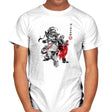 Brotherhood Sumi-E - Sumi Ink Wars - Mens T-Shirts RIPT Apparel Small / White