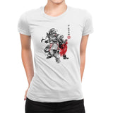 Brotherhood Sumi-E - Sumi Ink Wars - Womens Premium T-Shirts RIPT Apparel Small / White