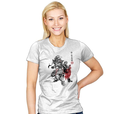 Brotherhood Sumi-e - Womens T-Shirts RIPT Apparel