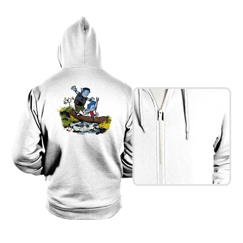 Brothers Adventures - Hoodies Hoodies RIPT Apparel Small / White
