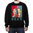Brothers Beer - Crew Neck Sweatshirt Crew Neck Sweatshirt RIPT Apparel Small / Black