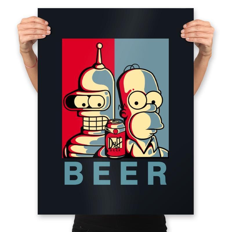 Brothers Beer - Prints Posters RIPT Apparel 18x24 / Black