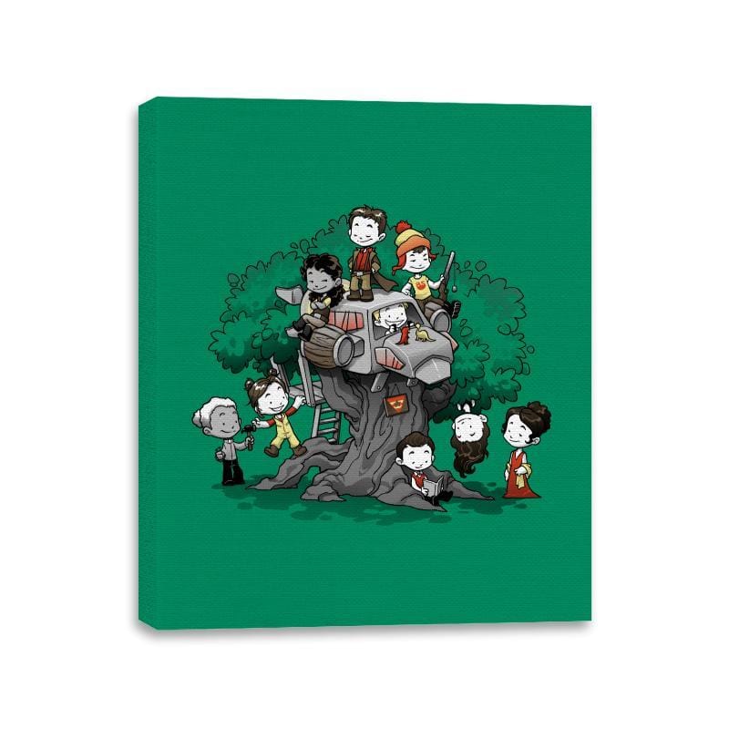 Brown Coat Club - Canvas Wraps Canvas Wraps RIPT Apparel 11x14 / Kelly