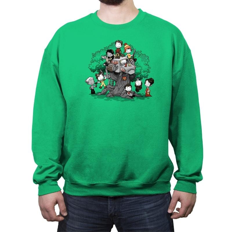 Brown Coat Club - Crew Neck Sweatshirt Crew Neck Sweatshirt RIPT Apparel Small / Irish Green