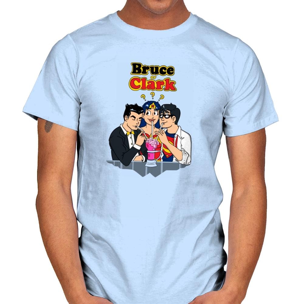 Bruce or Clark Exclusive - Mens T-Shirts RIPT Apparel Small / Light Blue