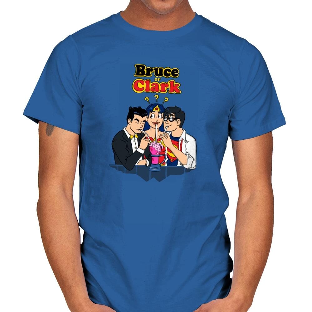 Bruce or Clark Exclusive - Mens T-Shirts RIPT Apparel Small / Royal