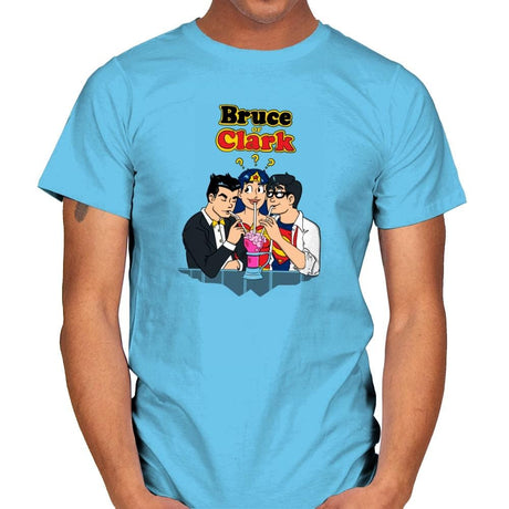 Bruce or Clark Exclusive - Mens T-Shirts RIPT Apparel Small / Sky