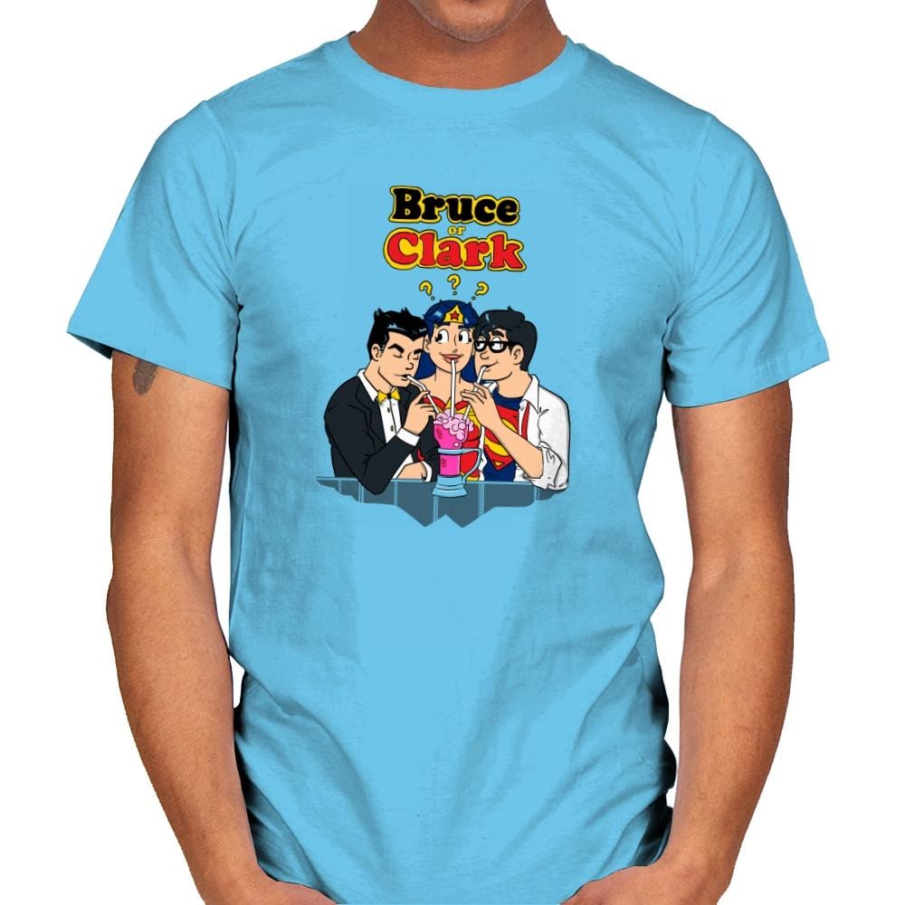 Bruce or Clark Exclusive - Mens T-Shirts RIPT Apparel Small / Sky