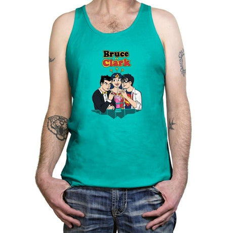 Bruce or Clark Exclusive - Tanktop Tanktop RIPT Apparel X-Small / Teal